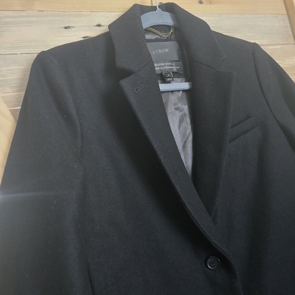 J.Crew topcoat Melton Wool by Manifatara di carnignano Italy Winter Long Coat - Picture 6 of 15